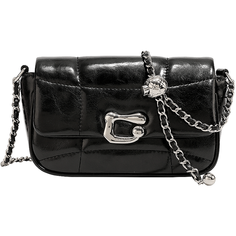 Miaodi 2026 New Versatile Chain Crossbody Bag Luxury Niche Elegant Commuter Underarm Bag Birthday Gift