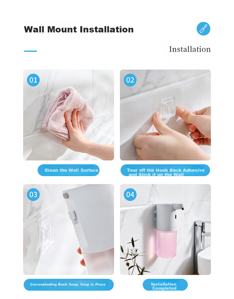 Daisy Leaf Japanese Automatic Soap Dispenser, Hand Sanitizer Machine with Bottle Sensor, Smart Electric Foam Hand Washer 11