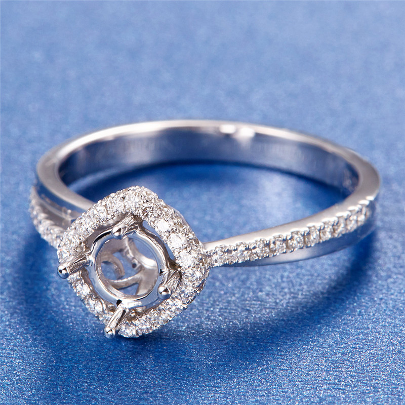 一生伊饰 四爪18k金豪华戒托k金戒托