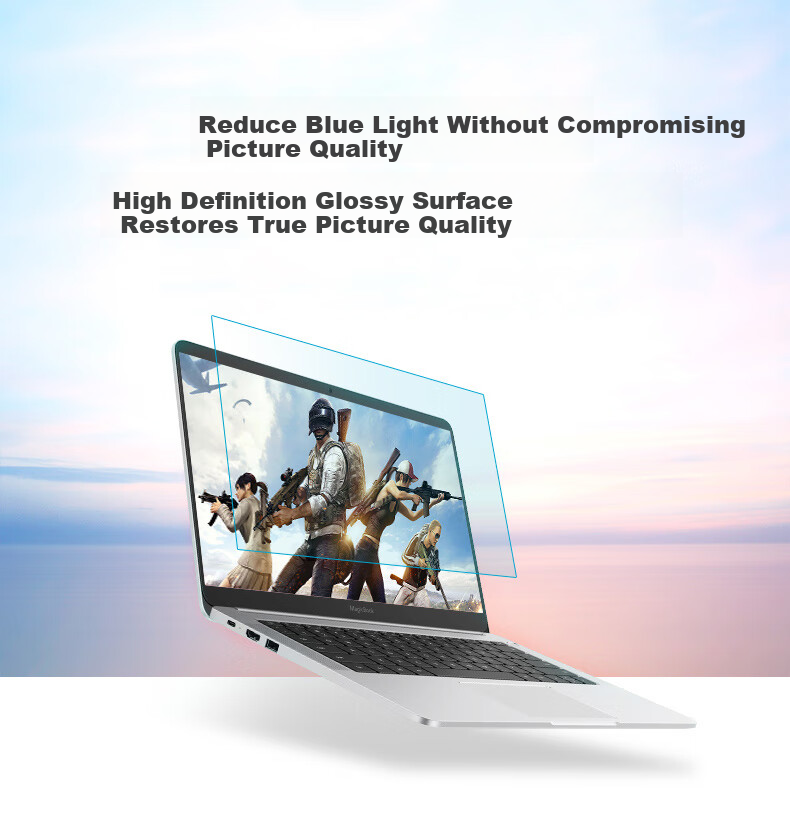 ECOLA Computer Anti-Blue Light Film FL156 Monitor Anti-Blue Light Film, Laptop Anti-Blue Light, Anti-Glare Protective Film, Tablet, 15.6-Inch (16:9) 7
