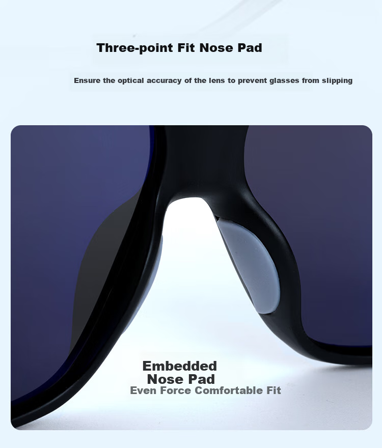 Jinglemu Trendy Fashion Sunglasses for Men And Women, Cycling Sports Polarized TAC UV Protection Glasses for Driving And School 4