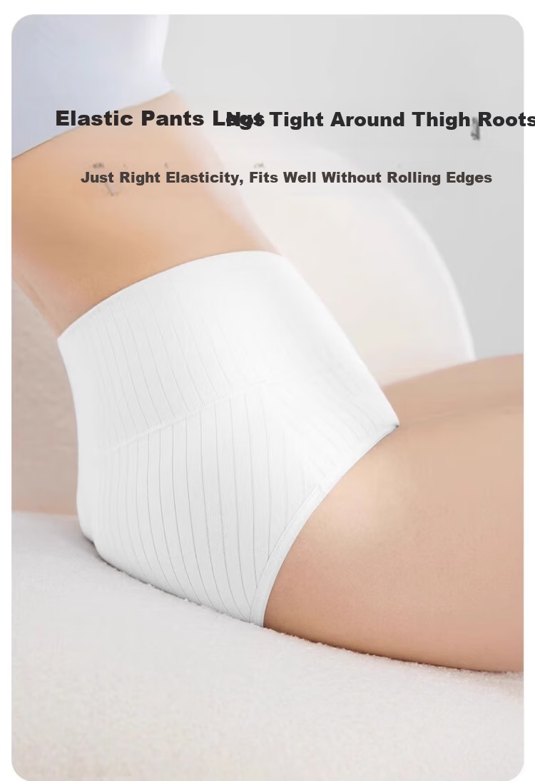 Chuyisheng Disposable Women's High-Waist Maternity Cotton Crotch Plus Size C-Section Sterilized Travel Underwear 13