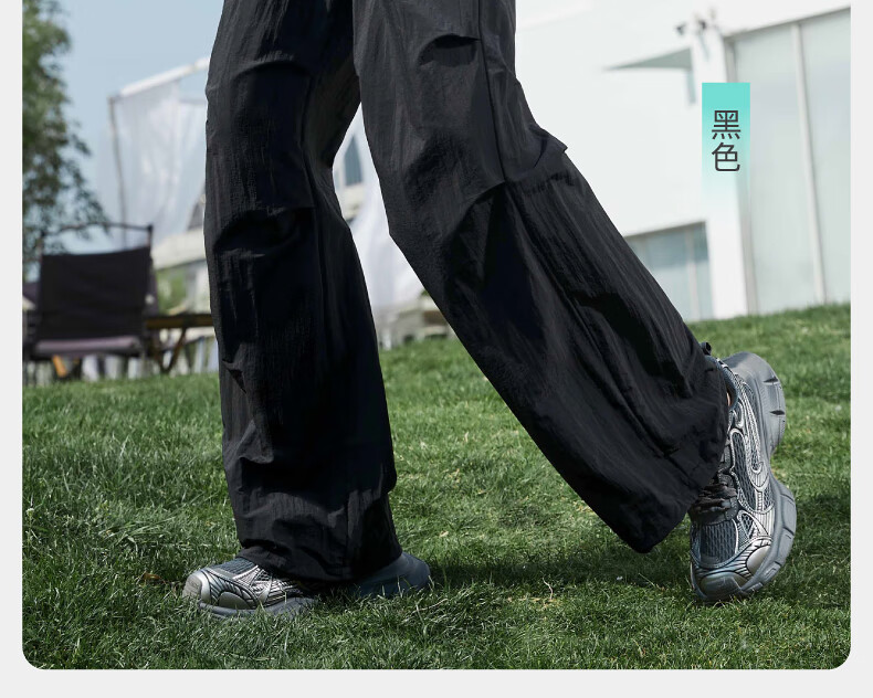 ESE-Y Quick-Dry Cooling Cargo Pants for Women, 2025 Summer New Style, Sun Protection Thin Wide-Leg Loose Paratrooper Pants, Gray, Size 29 45