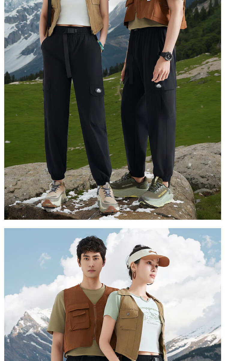 Langsha Summer New Unisex Outdoor Lightweight Quick-Dry Work Pants Casual High Elasticity Jogger Pants 20