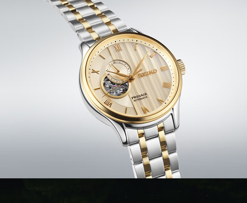 SEIKO Watch, Presage Fashion Business Wristwatch, Water-Resistant Mechanical Men's Watch, Birthday Gift for Couples, SSA464J1 2