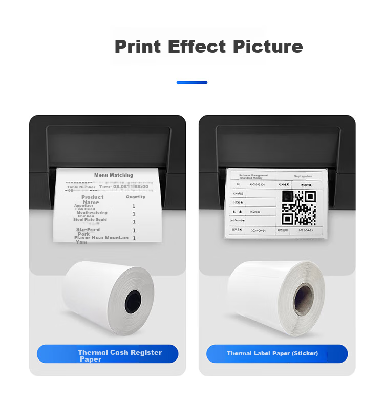 Honeywell Thermal/thermal Transfer USB Port Barcode Label Printer, Adhesive Barcode Paper Printer OT810 4