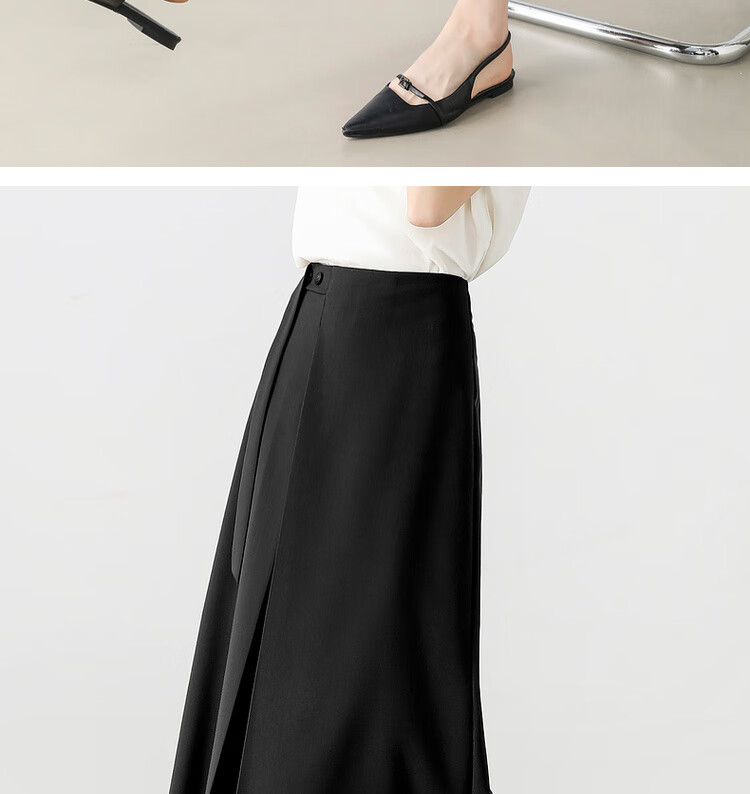 Sentubila Urban Commuter Skirt for Women, Summer Fashion A-Line High-Waisted Slimming Skirt, Apricot Color, XL Size 20