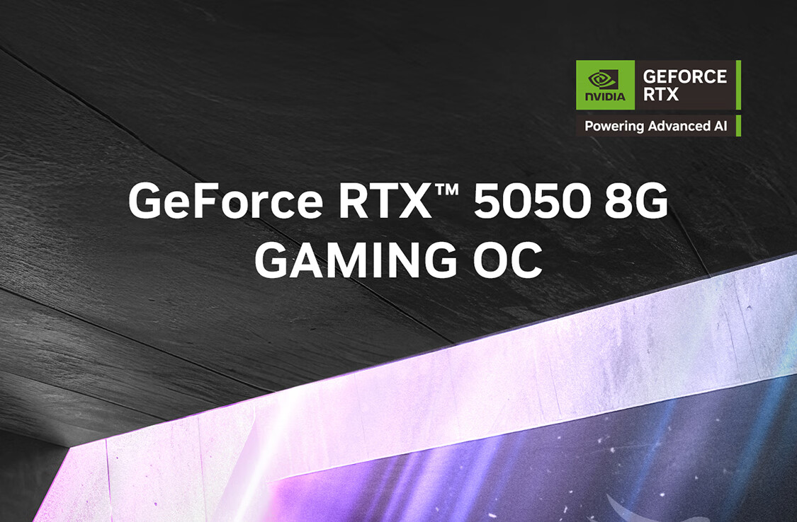 MSI GeForce RTX 5050 8G GAMING OC Graphics Card for E-Sports Gaming, Design, And AI Learning 1
