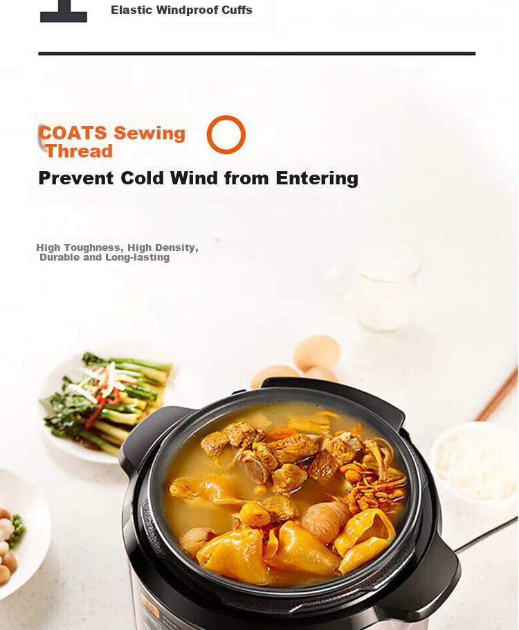 Joyoung Home Smart 6L Dual-Lid Pressure Cooker with One-Button Operation for Cooking Rice And Stewing Y-60C817 5