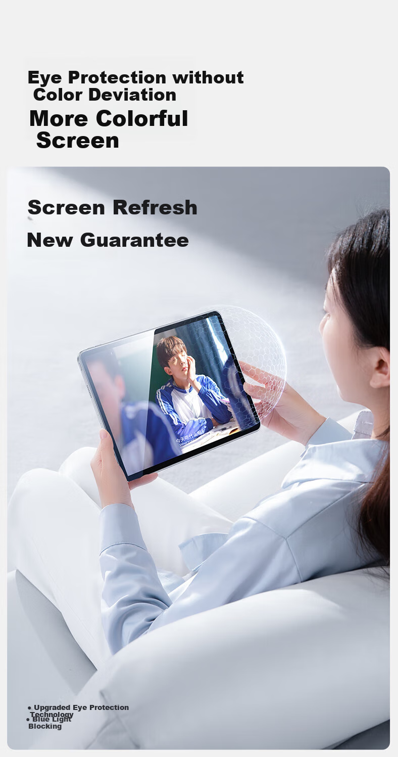 Shanmo Tempered Glass Screen Protector for Red Magic Gaming Tablet Pro (2024 New Model), Red Magic Tablet 2nd Generation, 10.9-Inch Full Screen HD Anti-Fingerprint Gaming Protective Film 8