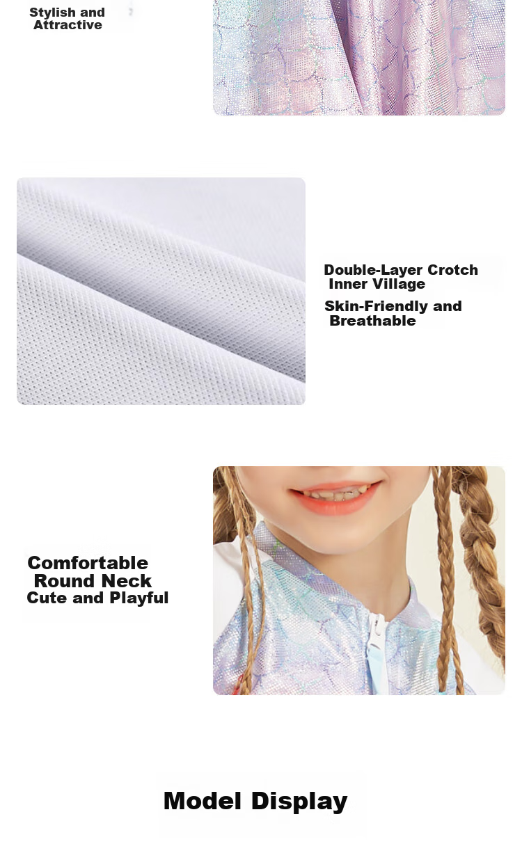 PULASSI Children's One-Piece Swimsuit for Girls, Dress Style, Quick-Drying, Sports, Beginner Swimming Suit for Water Parks JD Self-Operated Flagship Store 15