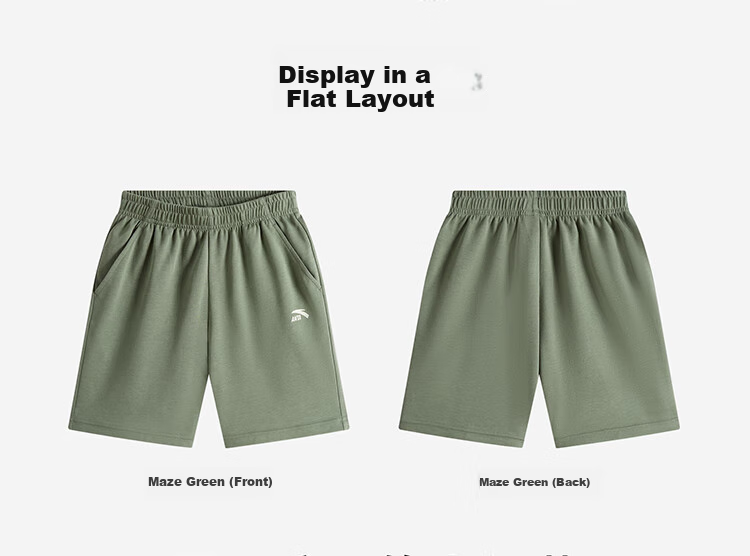 ANTA Children's Knitted Shorts, Boys' Summer Breathable Skin-Friendly Loose Shorts, A52527719 15