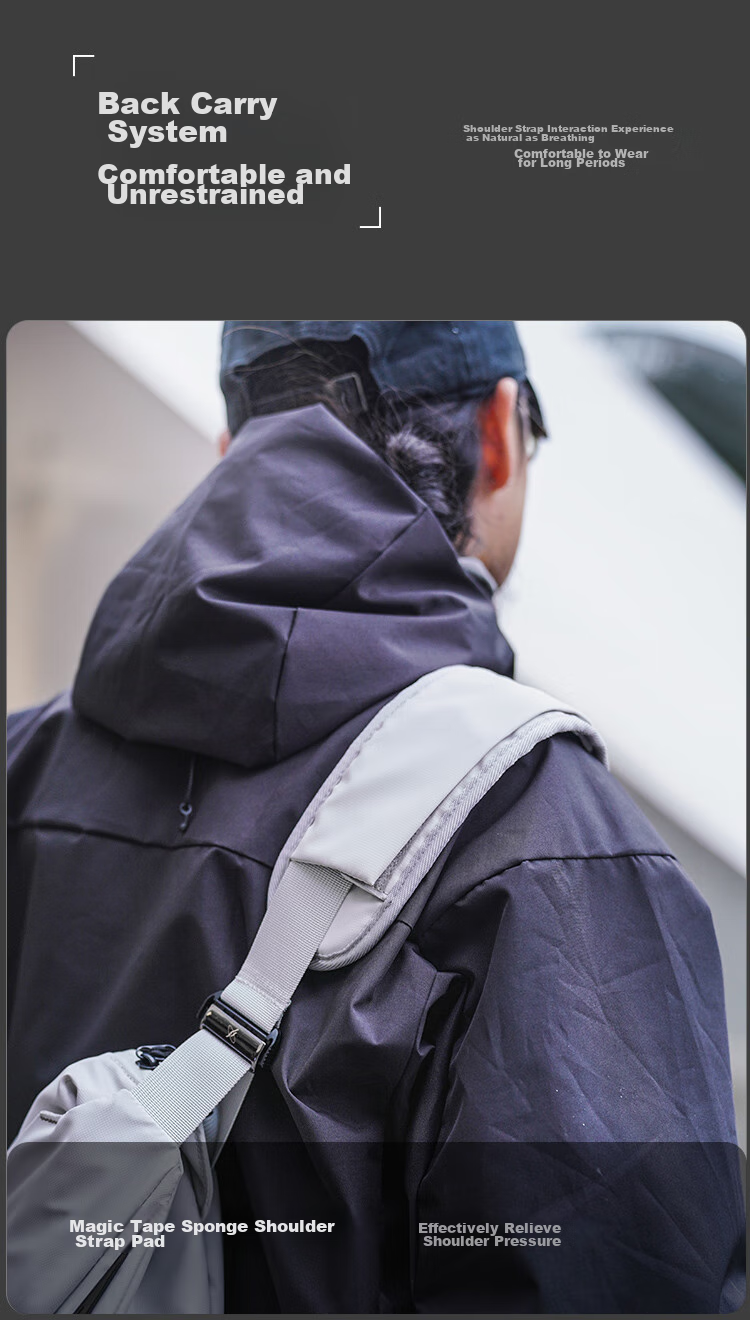 GYXX Polar Star Crossbody Bag for Men And Women, DSLR Mirrorless Camera Bag, Casual Travel Lightweight Shoulder Bag 19