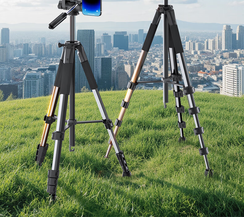 Zhuoer KF126 Camera Tripod, Live Streaming Stand, Tripod, Phone Mount, Multifunctional Photography, Mirrorless Camera Shooting, Suitable for Canon, Sony, Fuji, Nikon, Floor-Standing Portable Outdoor 2