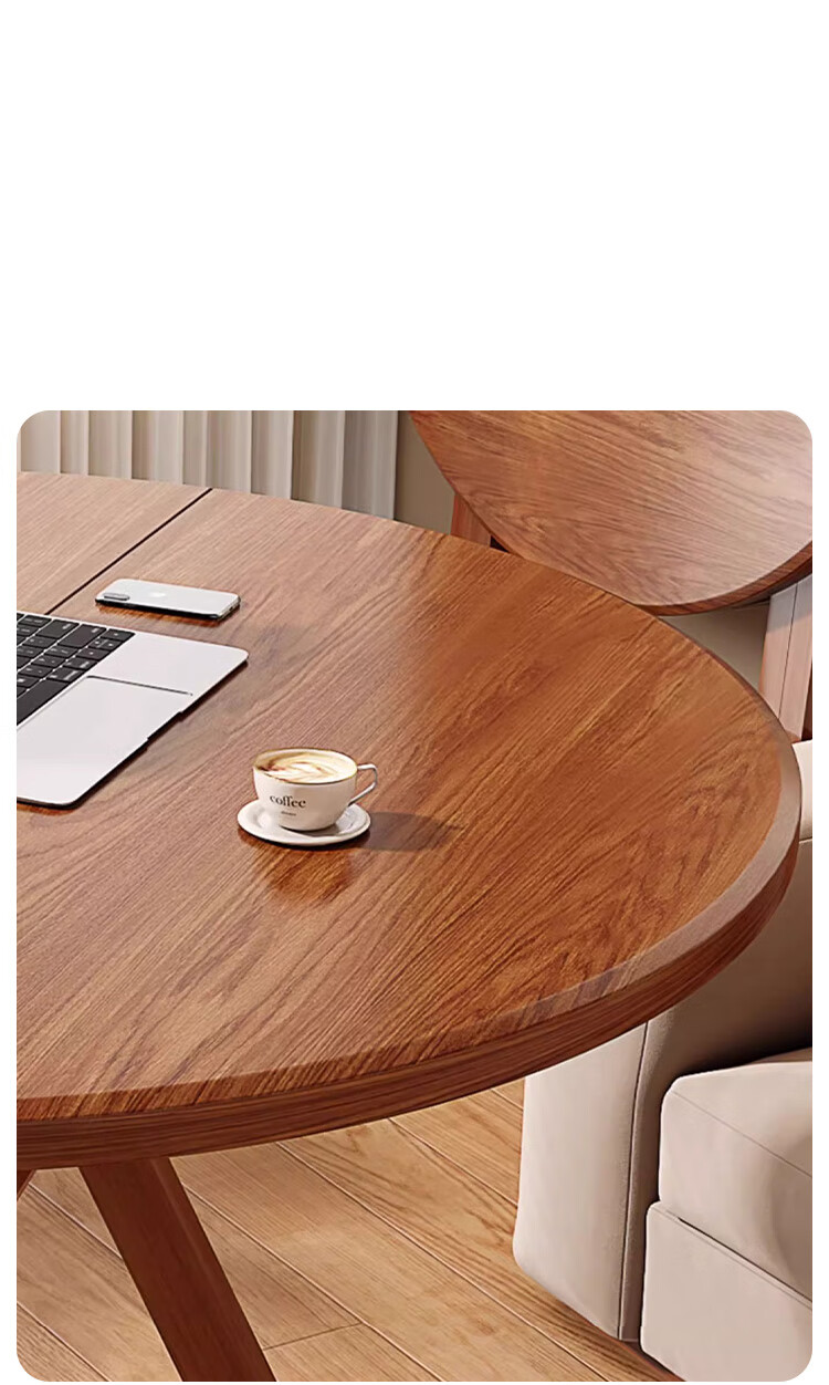 Yupin Foldable Round Dining Table, Simple Home Dining Table for Small Apartments, Outdoor Living Room Table And Chairs CJ123 Square Table Walnut 80 5