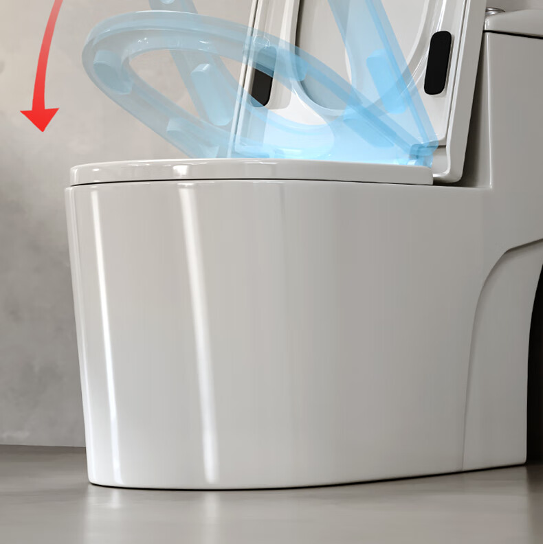 BSITN Large Cushion Slow-Closing Universal V-Shaped Toilet Seat Cover Toilet Ring Accessory Quick-Release Toilet Ring BP028 20