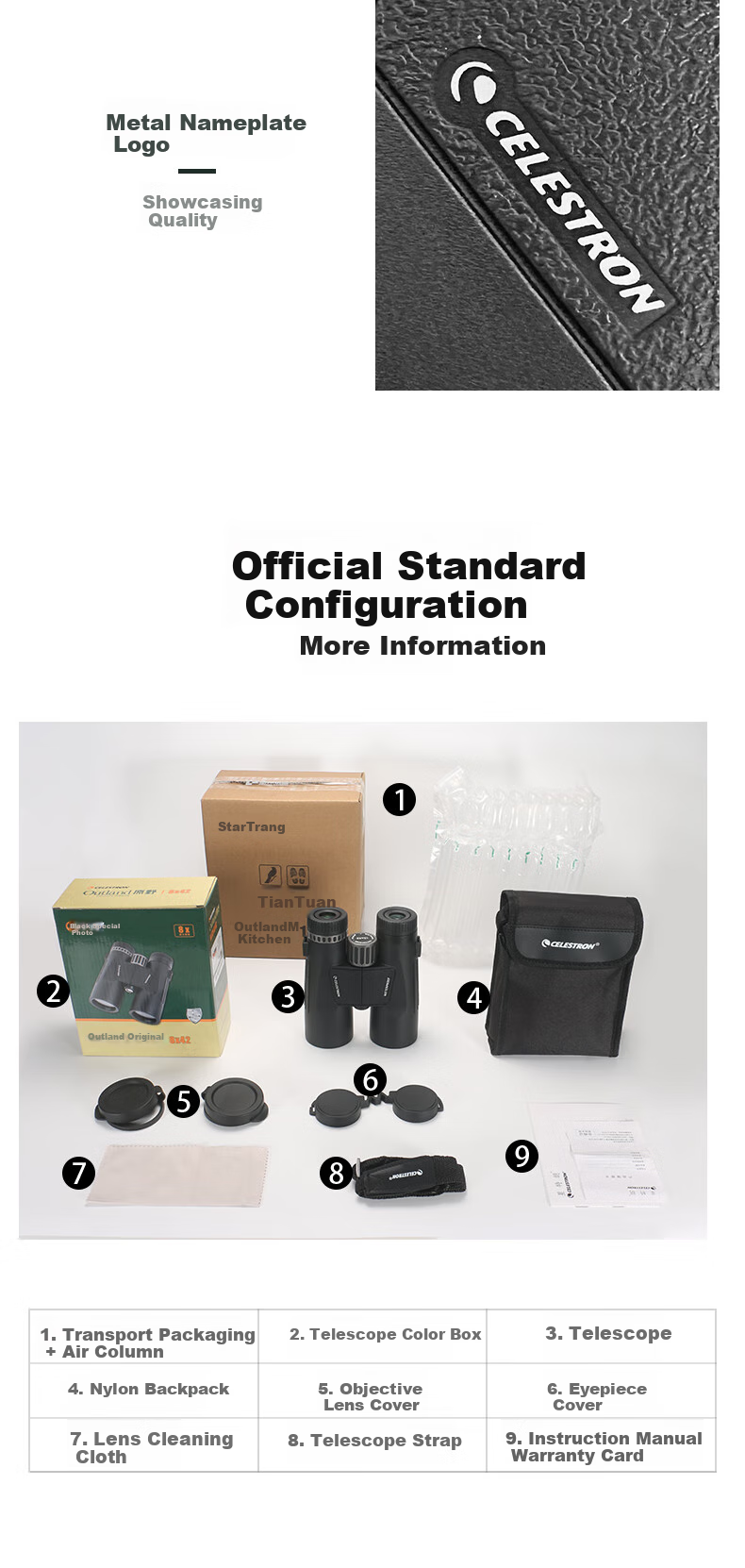 Xingtelang Outland Series High-Definition High-Magnification Nitrogen-Filled Waterproof 12X50 Green Binoculars for Outdoor Concerts 21