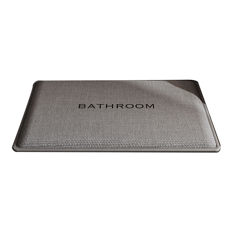 OPPEIN Bathroom Mat, Thickened Sponge Bath Mat, Absorbent Non-Slip Foot Pad, Toilet Carpet, Linen Washroom Doormat