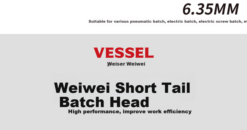 VESSEL Weiwie Screwdriver with Magnetic Tip, Single-Head Screwdriver Bit, Long And Short Groove Phillips Head PH2X100mm, 2-Piece Set 14