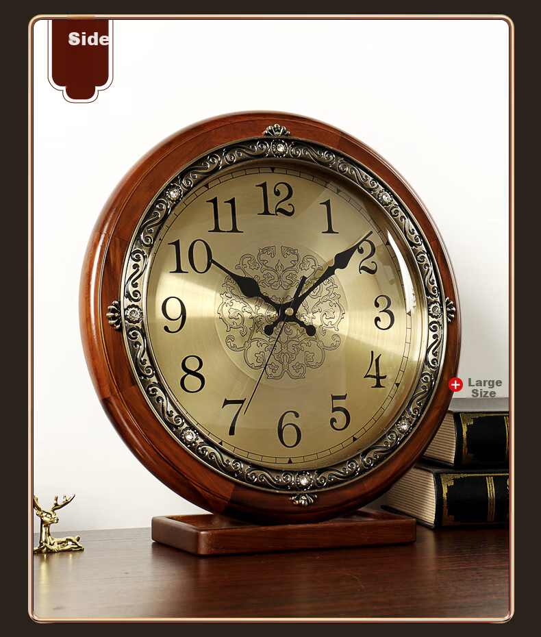 Hense Creative Living Room Wall Clock, Modern Minimalist Timepiece, Wall-Mounted Quartz Clock, HW22 Small Size 32cm 7