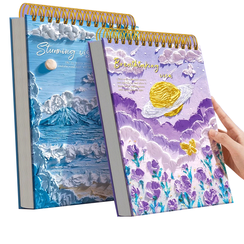Mili Children's Drawing Book A4 Blank Sketchbook Art Special Kindergarten Primary School Travel Sketch Thickened Sketchbook Back to School Essential Supplies