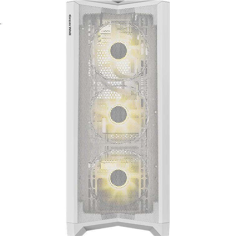 Компьютерный корпус Great Wall HIDDENBLADE H513W, белый, ATX/E-ATX/mATX/Mini-ITX, Full-Tower, с окном на боковой панели