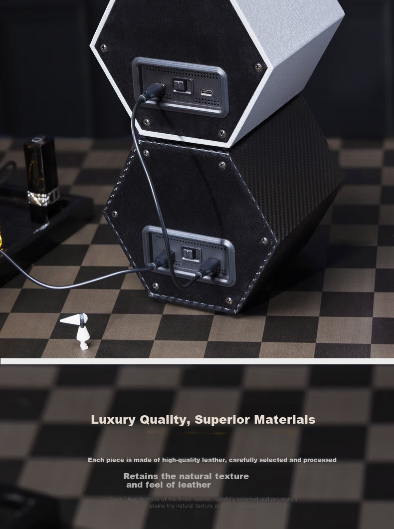 DUOJINJIANG Watch Winder Mechanical Watch Rotator Automatic Watch Care Shaker Imported Non-Magnetic Storage Box, Single Watch Compartment Black 7