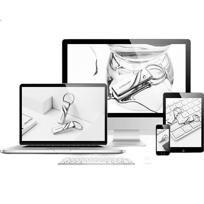 USB-флеш-накопитель TECLAST 64GB USB 2.0, мини-портативный, водонепроницаемый, металлический, для офиса и автомобиля
