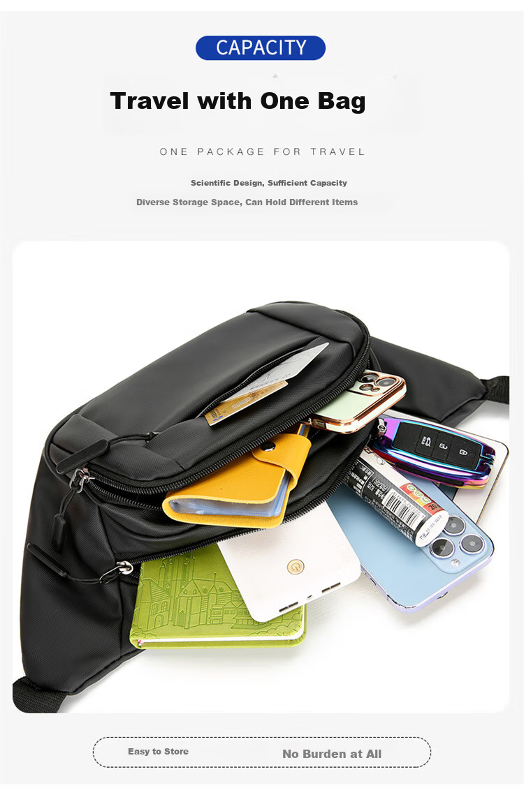 JEVI Waist Pack, Multifunctional Water-Resistant Running Outdoor Sports Phone Wallet Cash Bag for Men And Wome 3