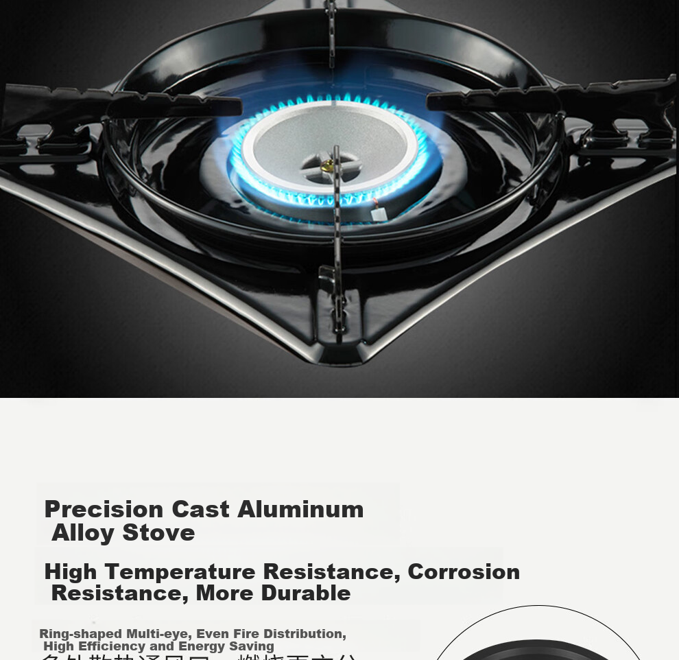 Jauto MAXSUN Outdoor Portable Gas Stove MS-2900HC, Propane And Butane Fuel, Camping Stove 7