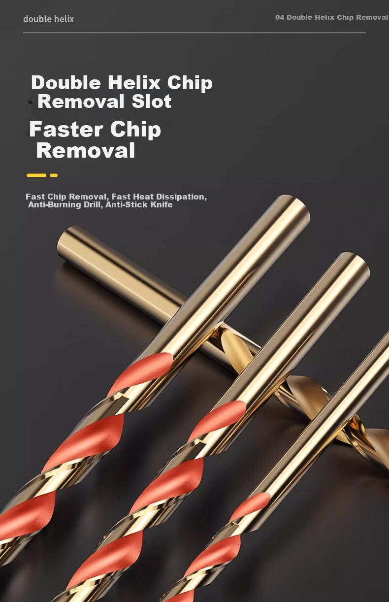 LiDiao Twist Drill High-Hardness Drill Bit for Iron Steel And Stainless Steel, Straight Shank Twist Drill Bit Set for Drilling Steel And Iro 9