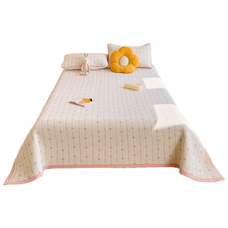 Hodo A-Class Bubble Cotton Quilted Bedspread Single Summer Student Dormitory Thickened Bed Cover 180x200cm Muge