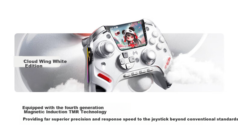 Betop Kuipeng 50 Second-Generation Game Controller, AI-Controlled Wireless Bluetooth Controller, Xbox Computer PC Mobile Steam TV NS Switch 2, Vibration And Motion Sensing, Genshin Impact, Horizo 17
