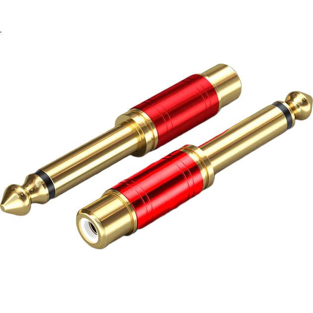 Адаптер SHOCHAN 6.5 мм Male на XLR Female, 6.35 мм на RCA, для микрофона и динамика, 1 шт. SQ-6.5K