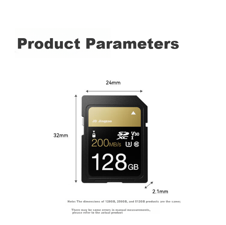 JD Jingzao Gold Label Pro Series SD Memory Card 256GB V30 U3 C10 4K Ultra HD Camera Professional High-Speed Storage Card Read 200MB/s Write 140MB/s 11