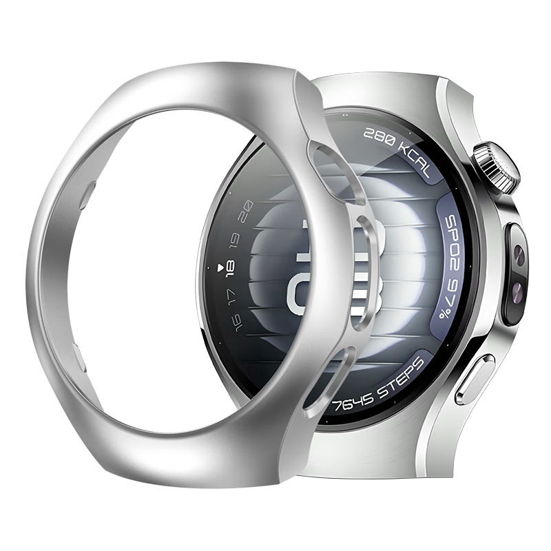 Weiqiantu Huawei WATCH 5 42mm Protective Case Hollow Cover Silver