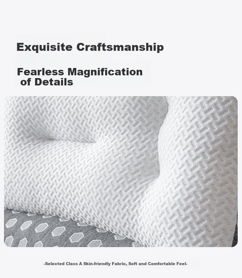 CROWN Pillow, Cervical Spine Protection, Deep Sleep Pillowcase, Adult Men's Sleeping Pillow, Specialized for Sleeping, Non-Sagging, Hotel Use, One Pair for Two 10
