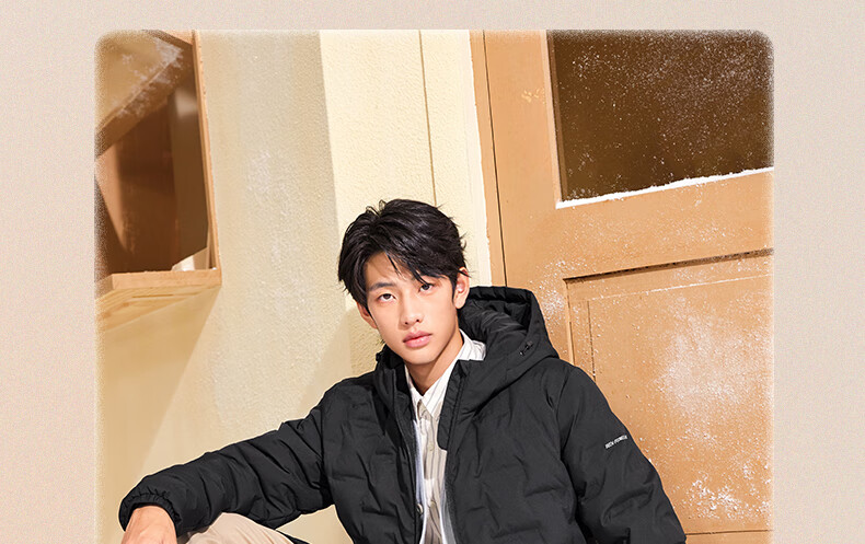 361° Men's Autumn Winter New Three-Proof Hooded Sports Casual Cold-Resistant Down Jacket 652544303-3 11