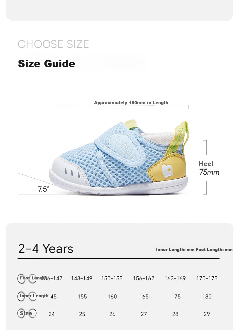 Katetu Toddler Shoes for Infants 1-3 Years Old, Breathable Mesh Children's Shoes, Spring And Summer Functional Shoes, Kindergarten Baby Indoor Shoes X2AE003 14