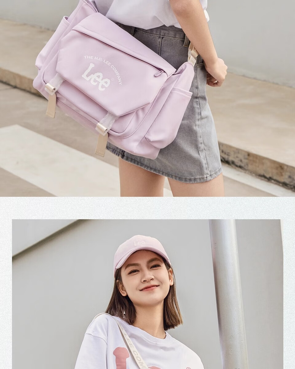 Lee Crossbody Bag, Women's Handbag, College Student Japanese-Style Workwear Shoulder Bag, Large Capacity Messenger Bag, Gift, Birthday Present 16