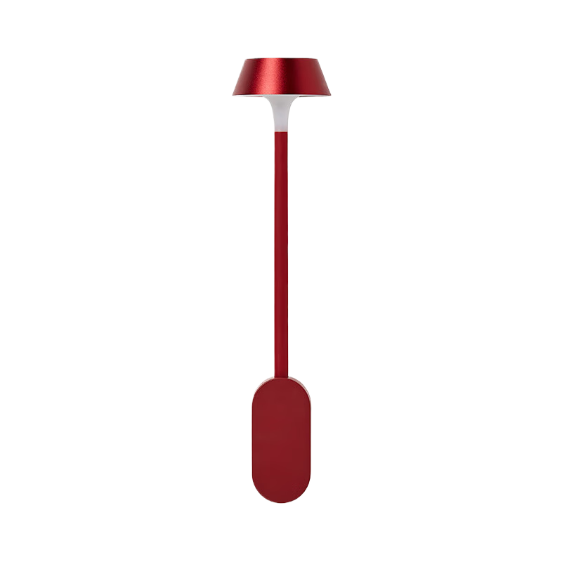 LEXON Clip Lamp Student Study Desk Lamp Home Bedside Clip Book Light Dormitory Bedroom Reading Lamp Rock Red