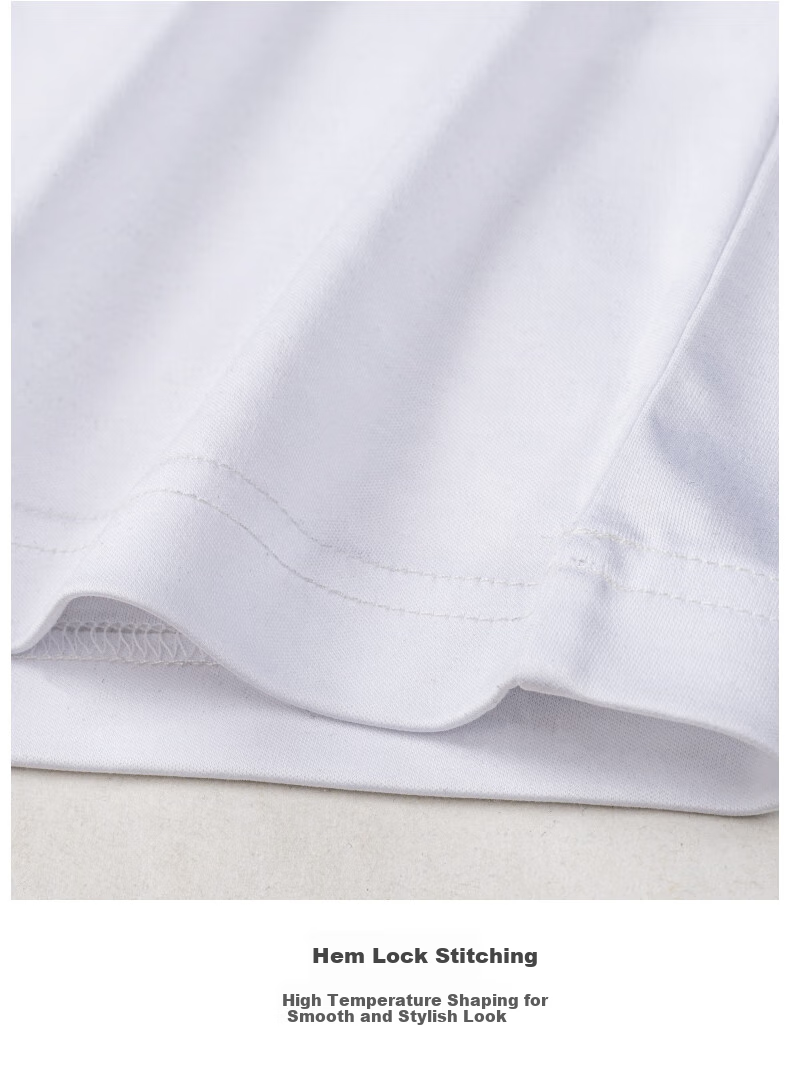 FIRS [100 Liquid Ammonia Pure Cotton] Short-Sleeve Polo Shirt for Men, Summer High-End Wrinkle-Free Collared T-Shirt, White, Size L 13