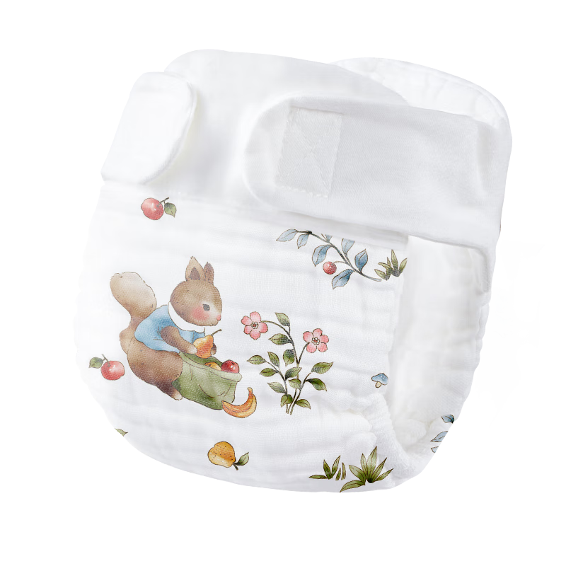 Ankexin Baby Washable Diaper Pants Waterproof Toilet Training Pants Newborn Diaper-Free 3-Pack Size M