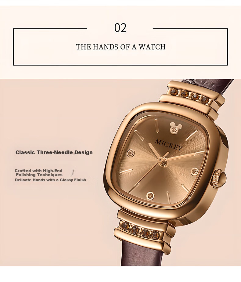 Disney Watch for Women, Students in Middle School And High School, Light Luxury Niche Artistic Waterproof Wristwatch for Female Students 11