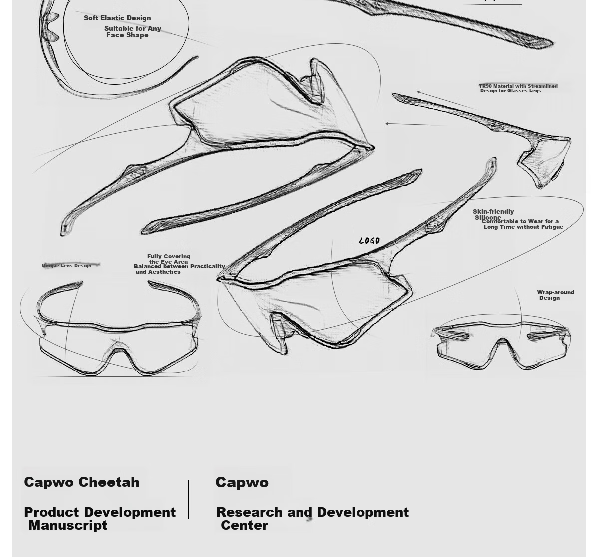 KAPVOE Leopard Color-Changing Running Glasses, Marathon-Specific Outdoor Sports Sunglasses, Anti-Glare And Windproof, Unisex for Men And Wome 22