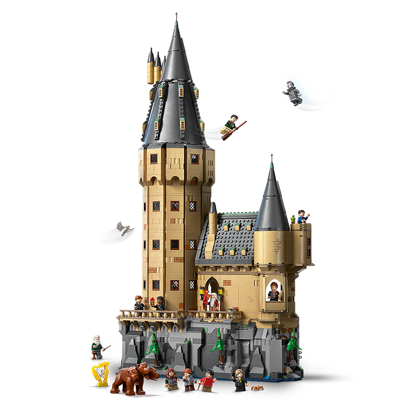 LEGO Harry Potter 76454 Hogwarts Castle Main Tower Building Blocks, Boys And Girls Children's Toy Birthday Gift Decoratio