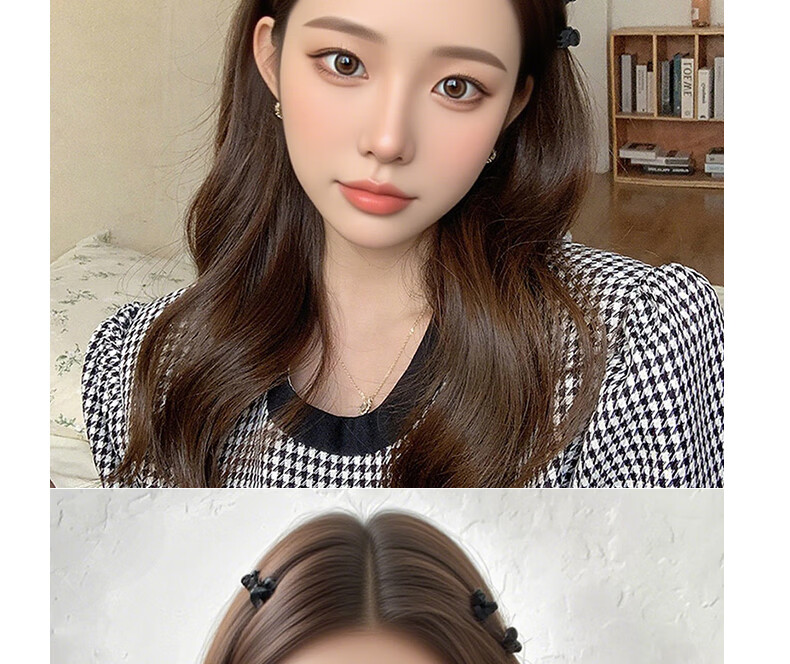 Jiaoxuefei Black Small Hair Claw Clips 20pcs Bangs Clips Top Clips Small Hairpins Hair Accessories 14