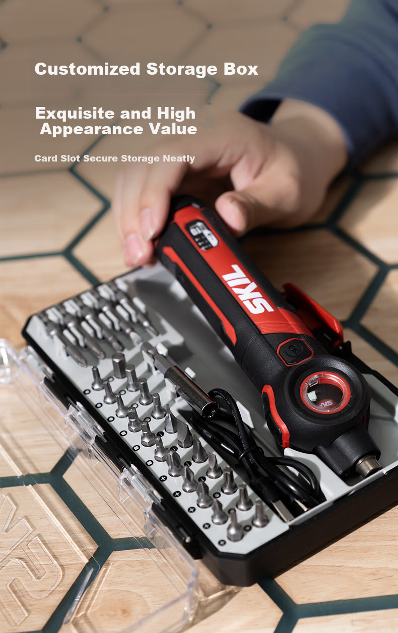 SKIL Household Electric Screwdriver, Multi-Angle Adjustable Tool Set, Screwdriver, Electric Screwdriver, 5619 2