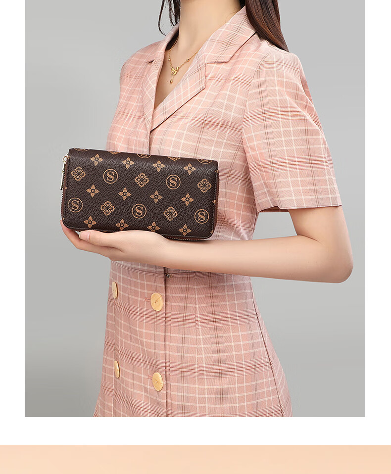 Aiqinghai Wallet for Women, Coin Purse, Money Clip, ID Card Holder, All-In Luxury Brand, Birthday Gift, High-End Feel, for Girlfriend Or Wife 1