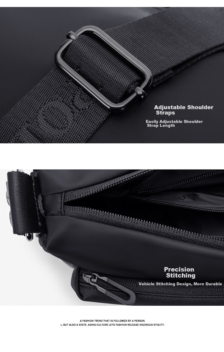 POLO Shoulder Bag for Men, Horizontal Style, Large Capacity Crossbody Bag, Casual IPad Bag, Phone Bag, Sports Messenger Bag, Birthday Gift for Me 18